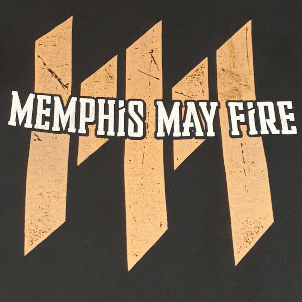 2011 Memphis May Fire The Hollow Shirt Rock Metal Band Tee Vintage
